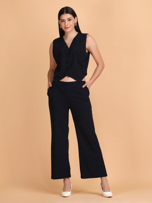 V-Nech Formal Waistcoat Co-ord Set