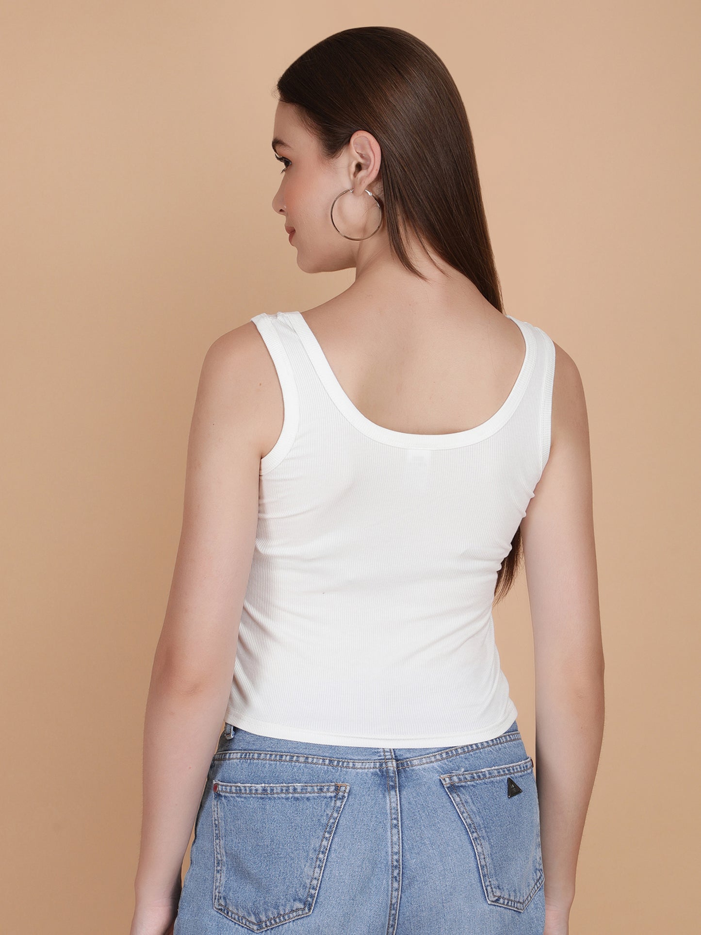 Three Tissue Flowers Crop Top