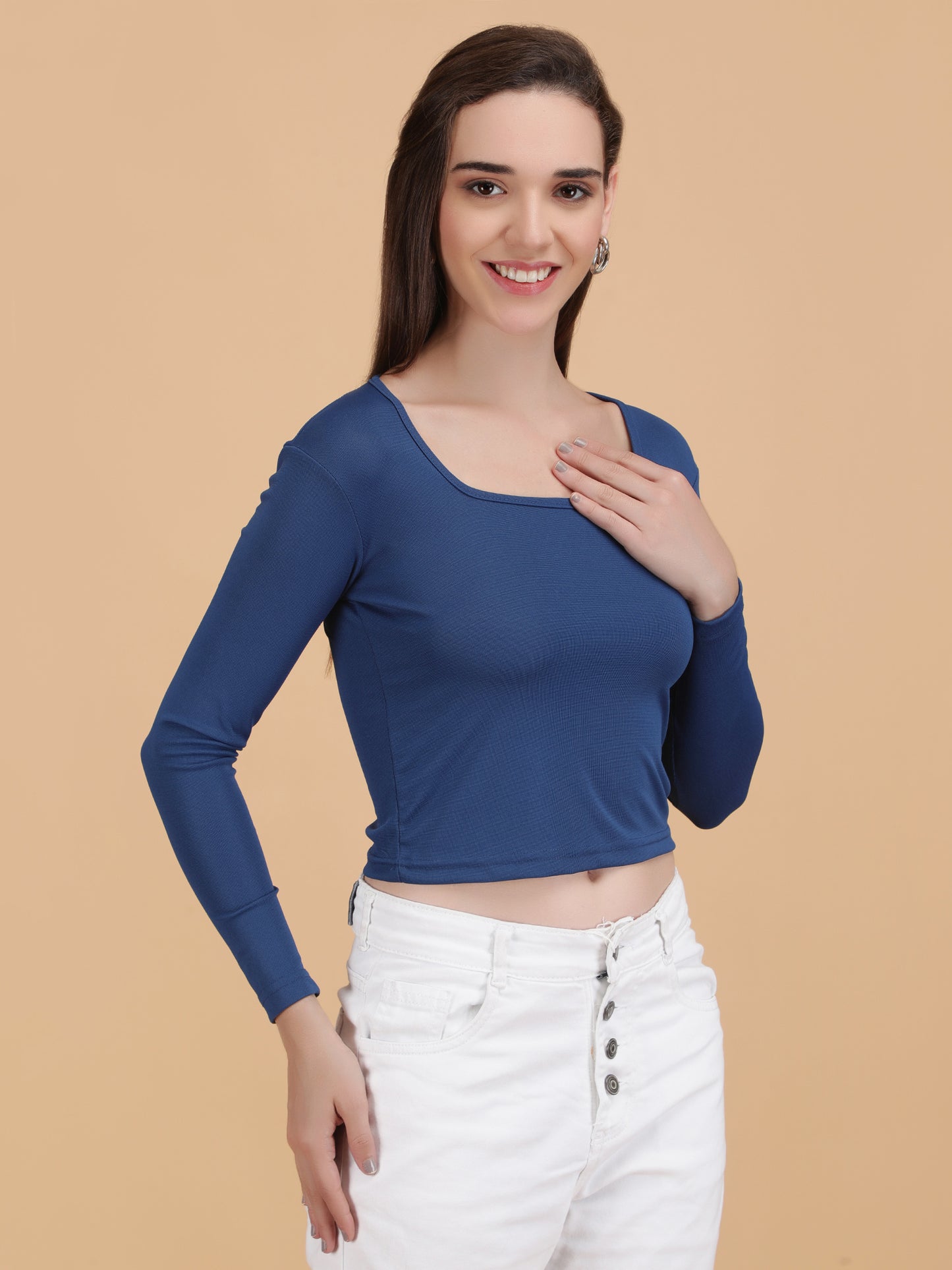 Square Neck Crop Top