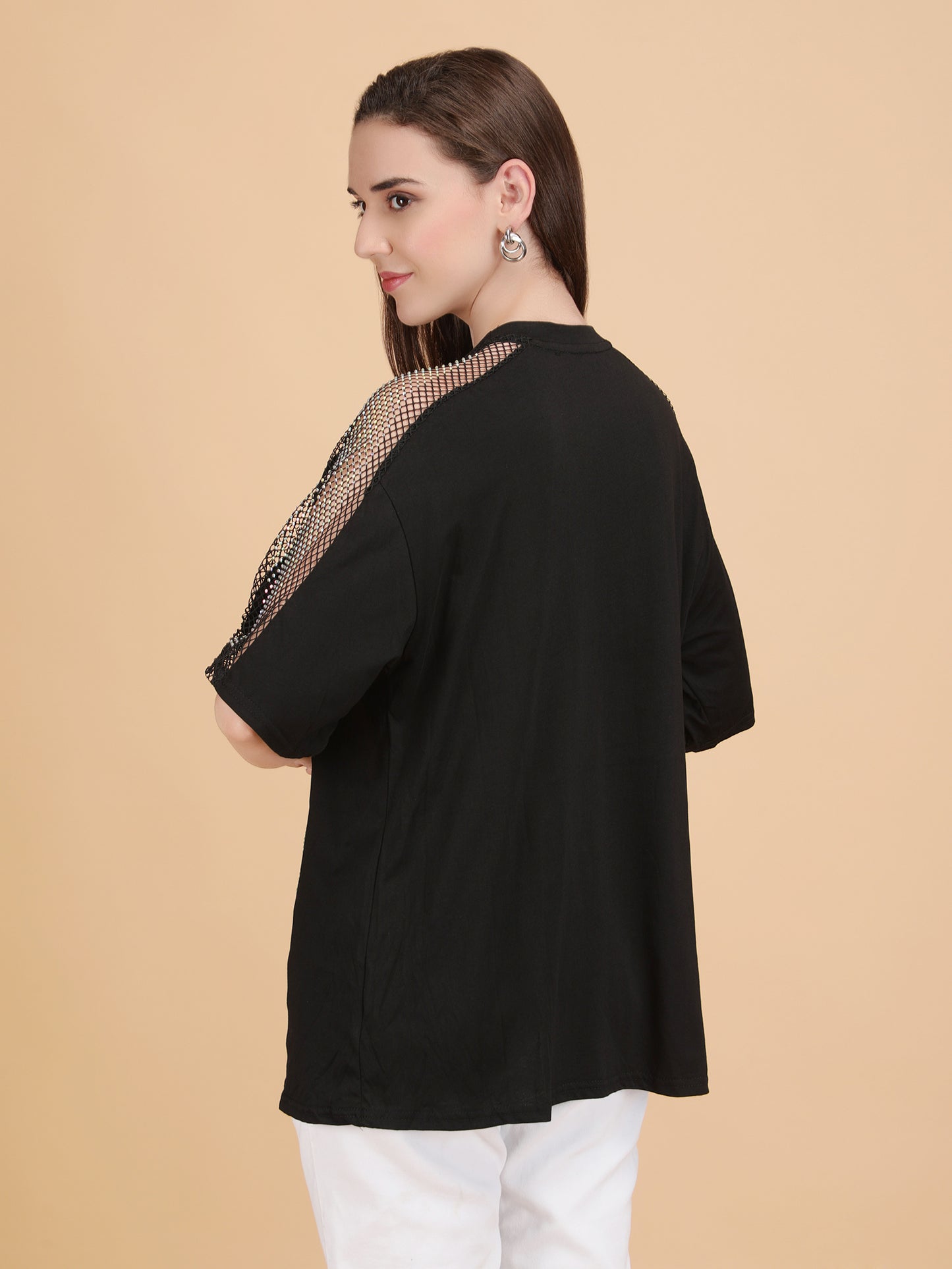 Black Rhinestone T-Shirt