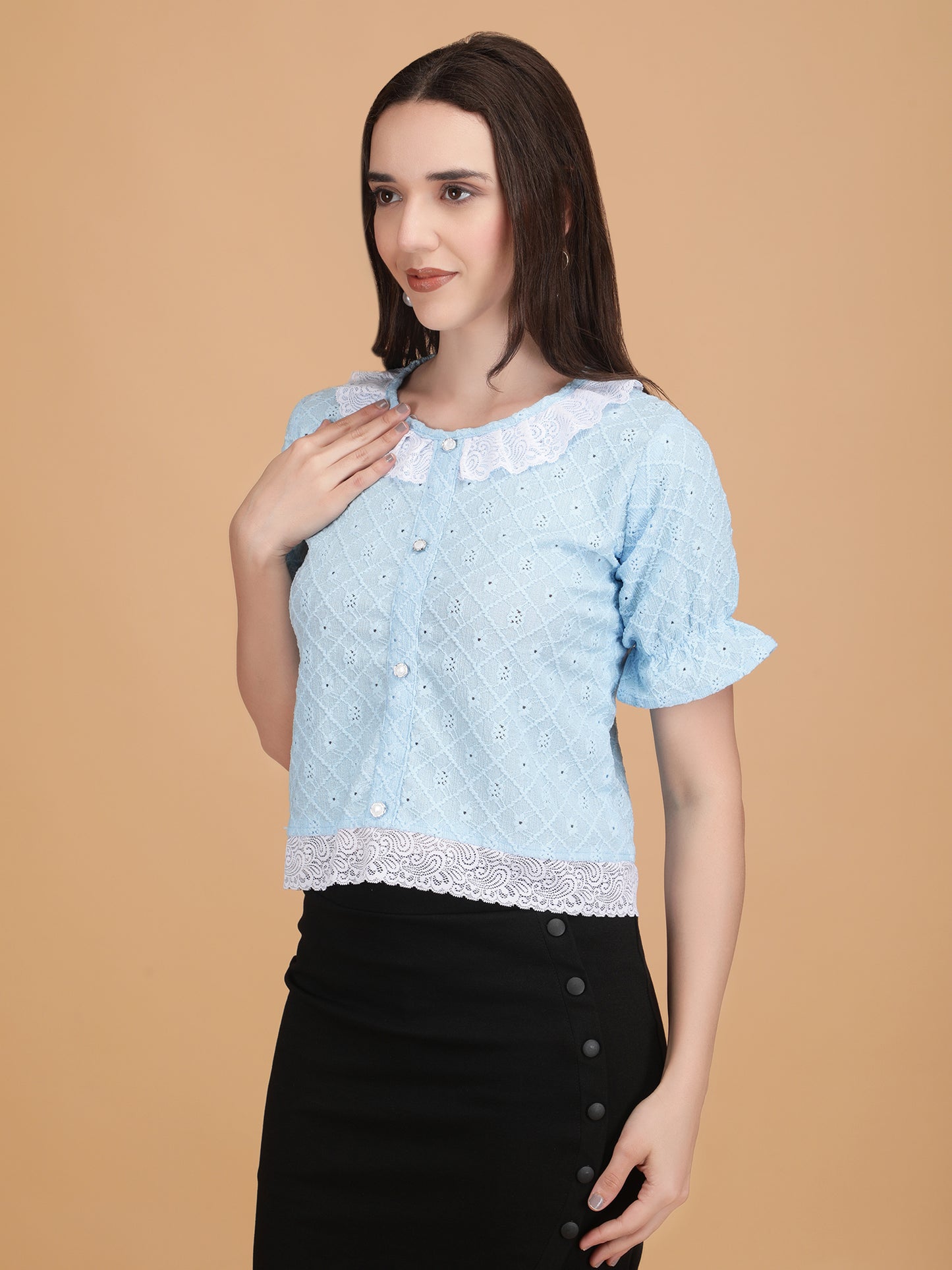 Peter Pan Collar Top