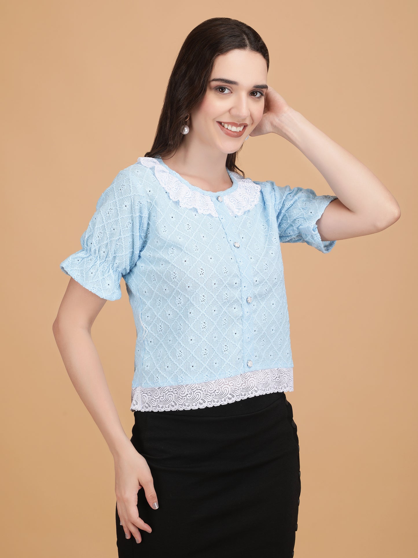 Peter Pan Collar Top