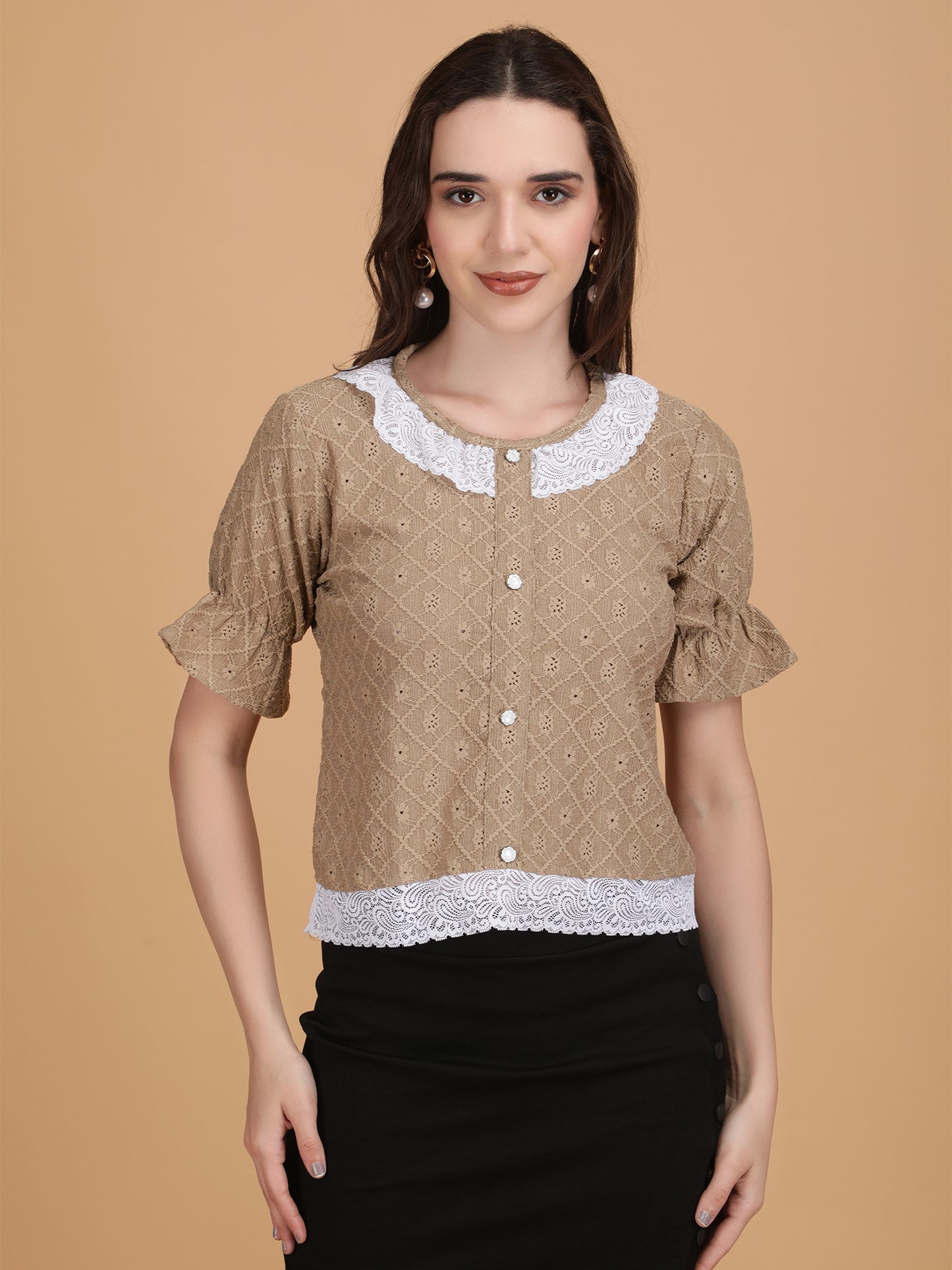 Peter Pan Collar Top