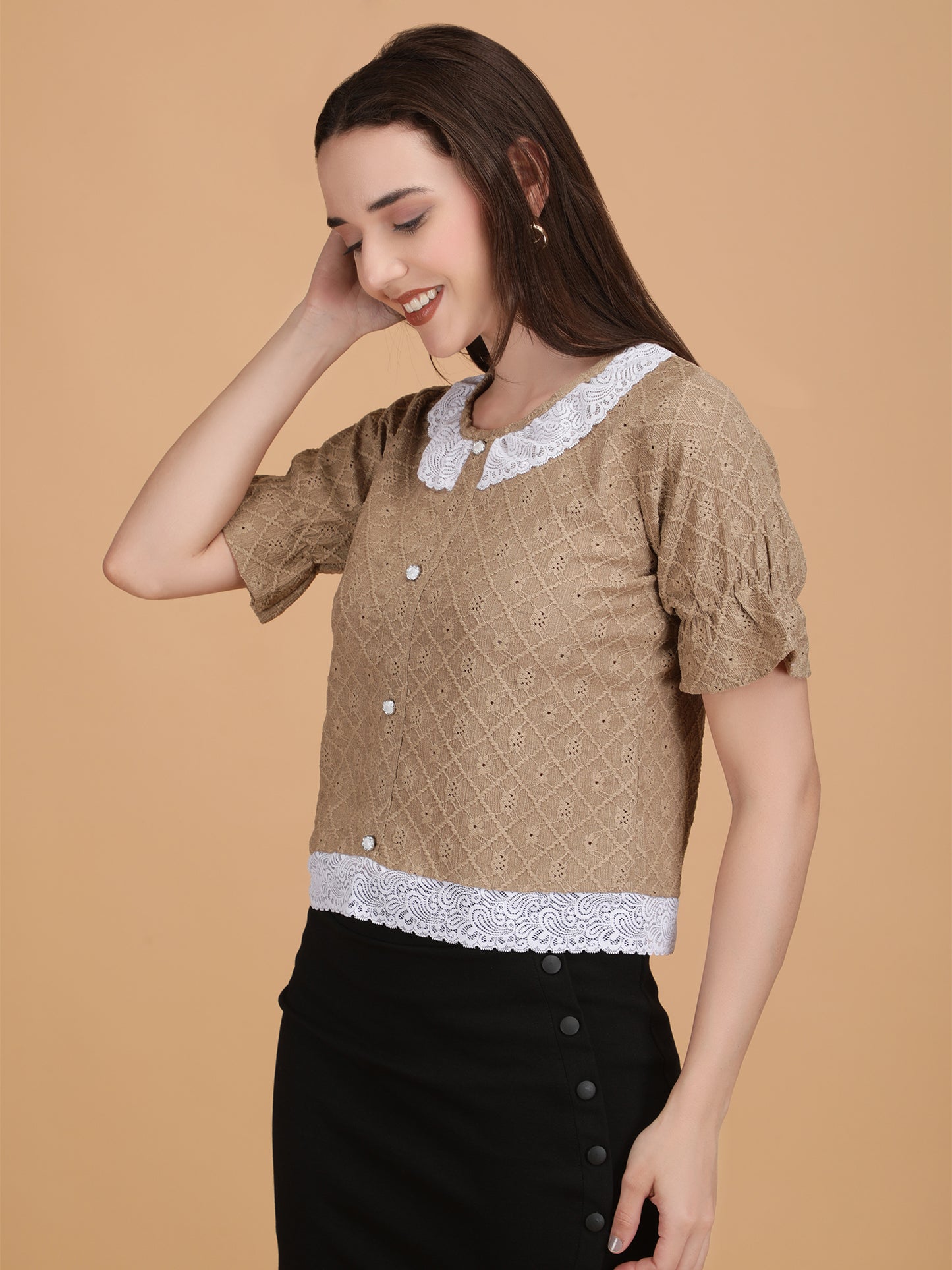 Peter Pan Collar Top