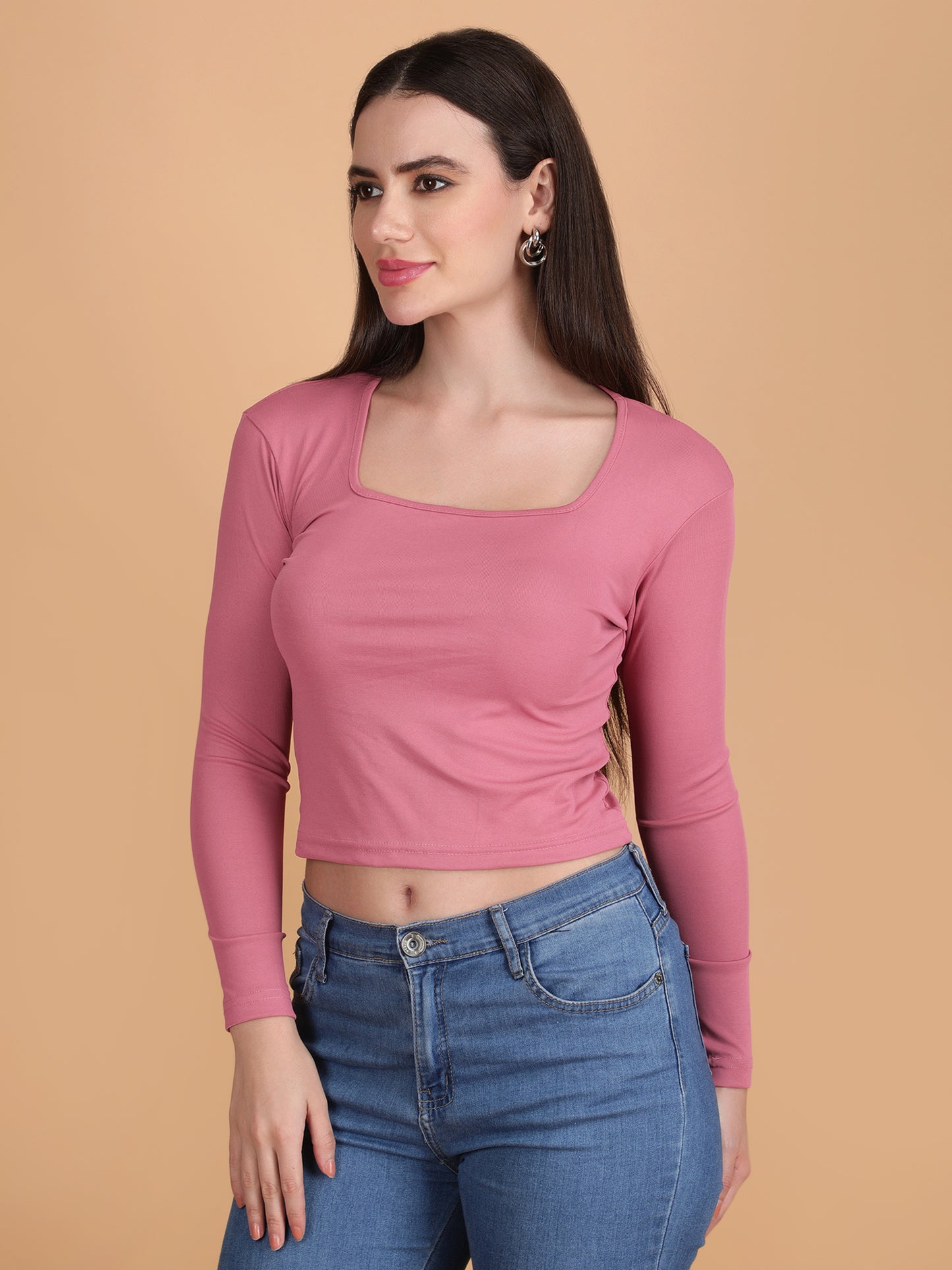 Square Neck Crop Top