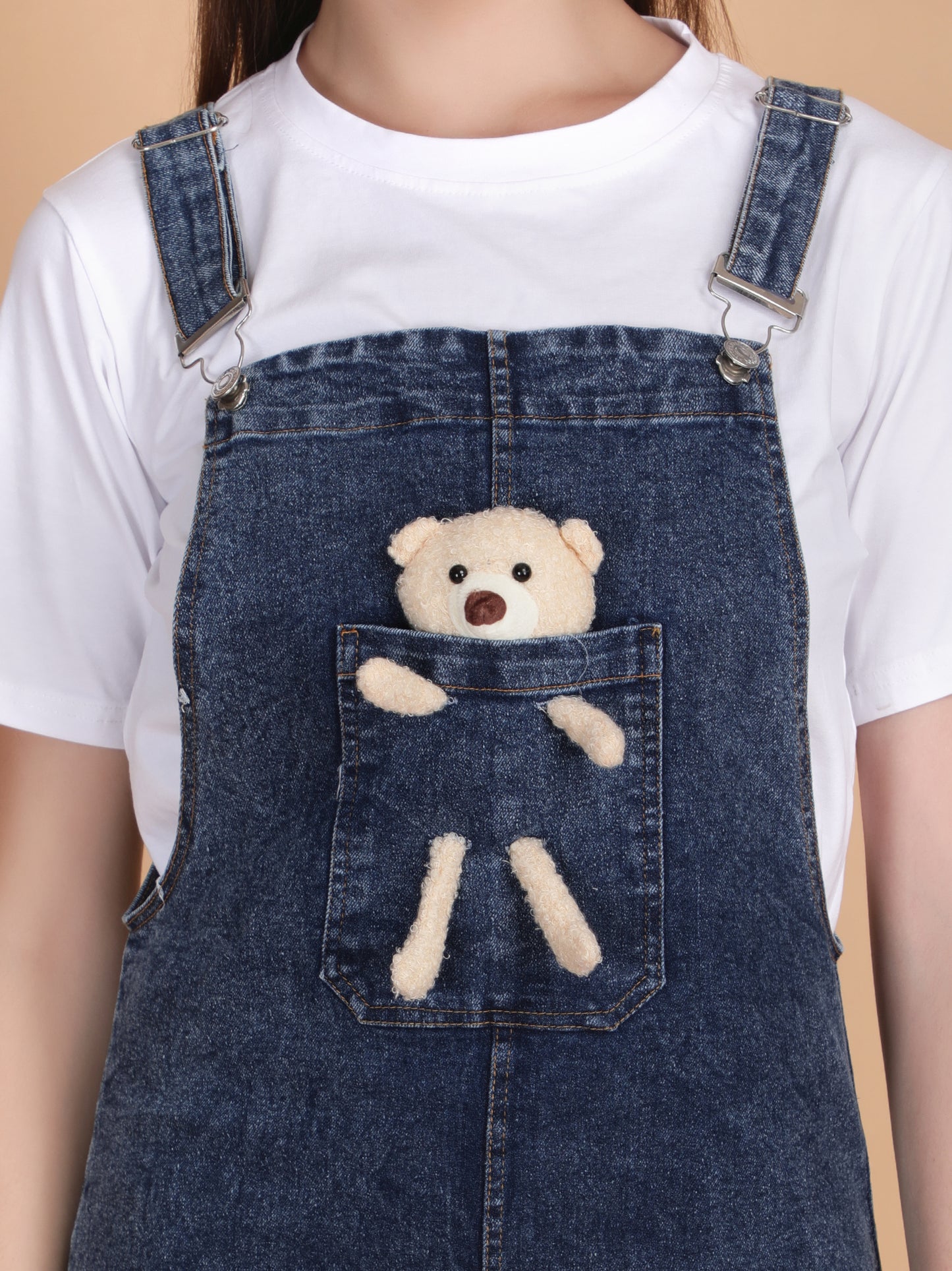 Teddy Denim with Tee Dress
