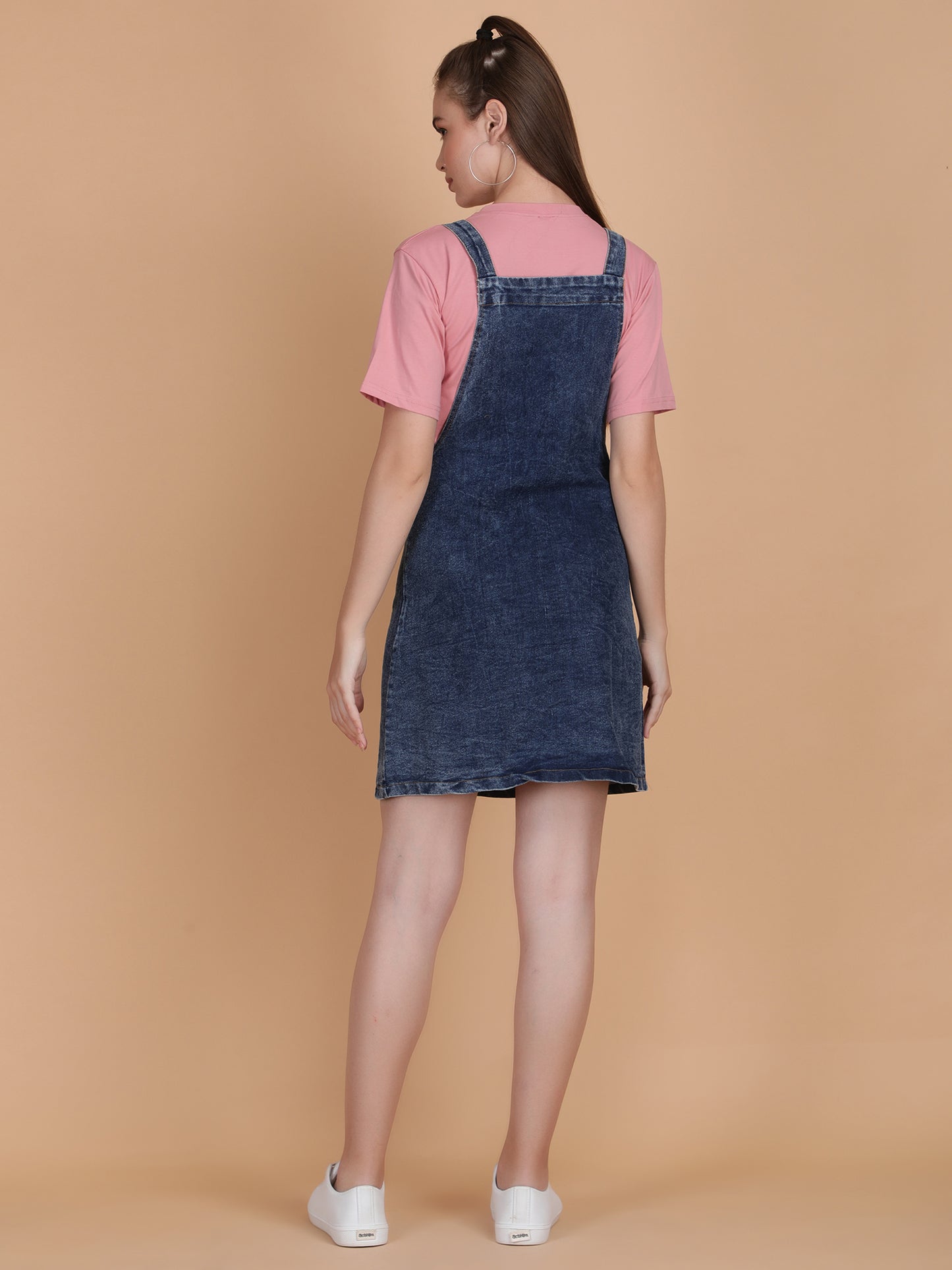 Teddy Denim with Tee Dress