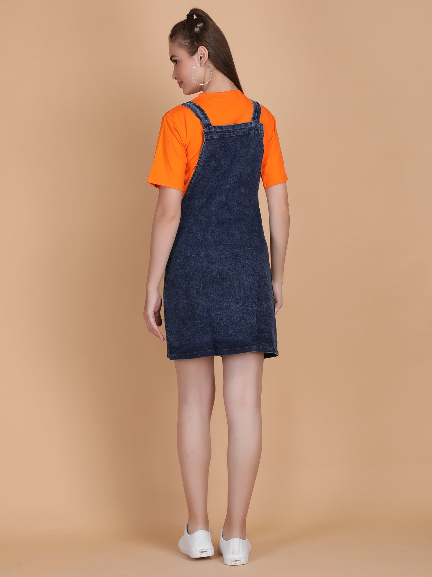 Teddy Denim with Tee Dress