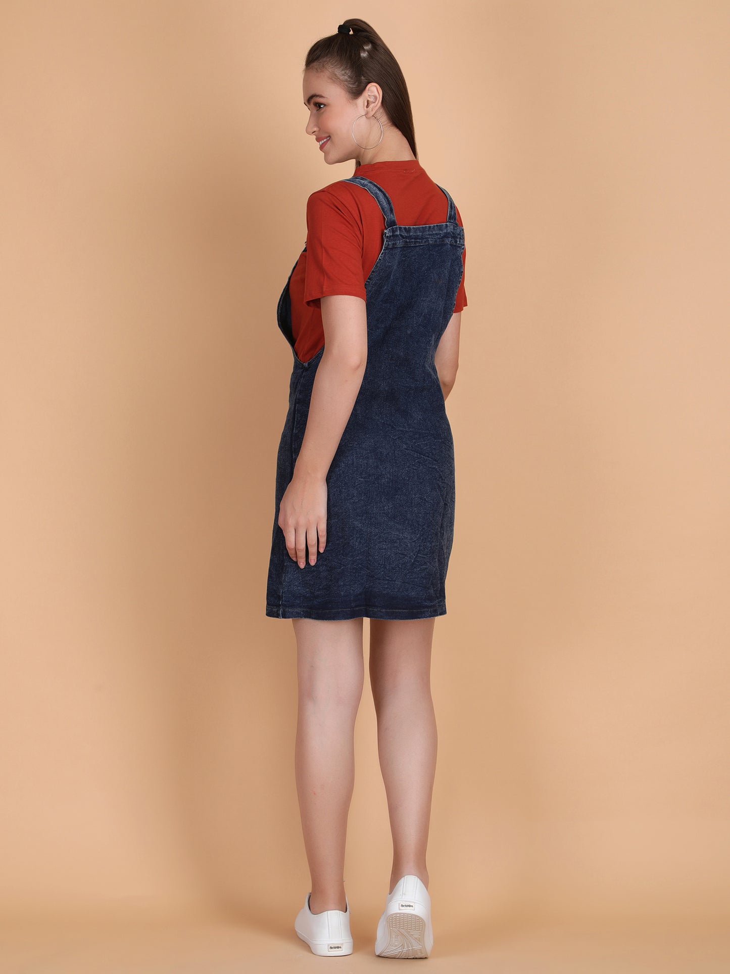 Teddy Denim with Tee Dress