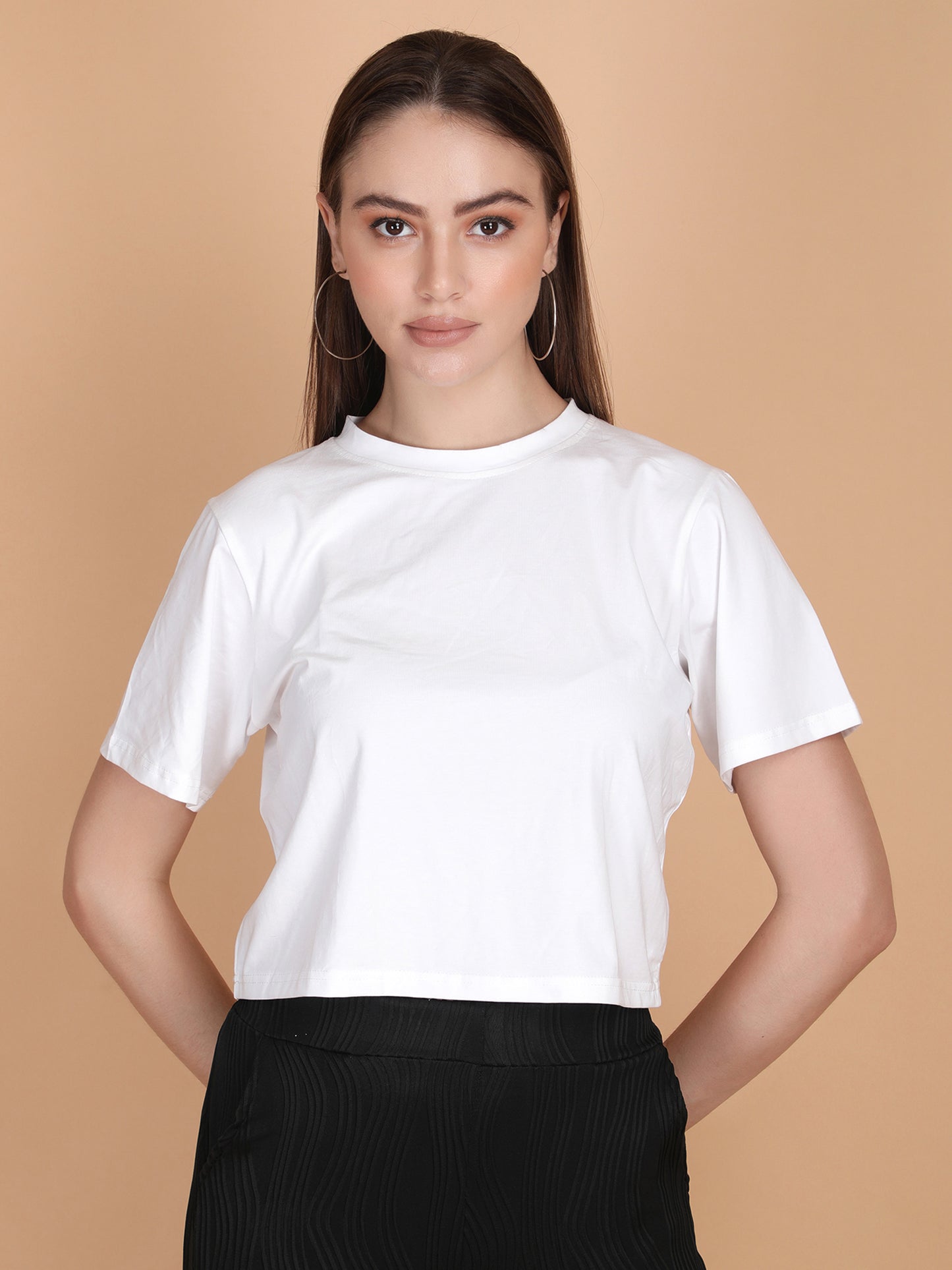 Plain Round Neck T-shirt