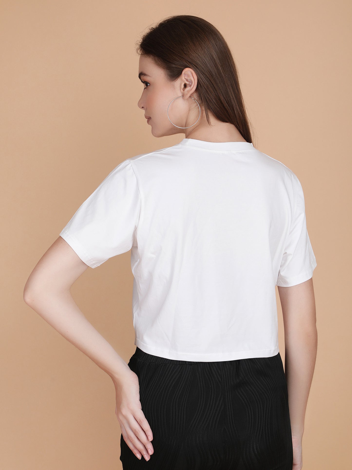 Plain Round Neck T-shirt