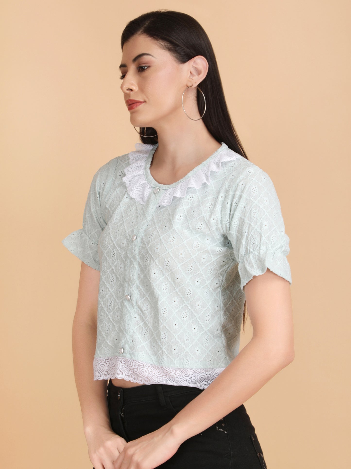 Peter Pan Collar Top